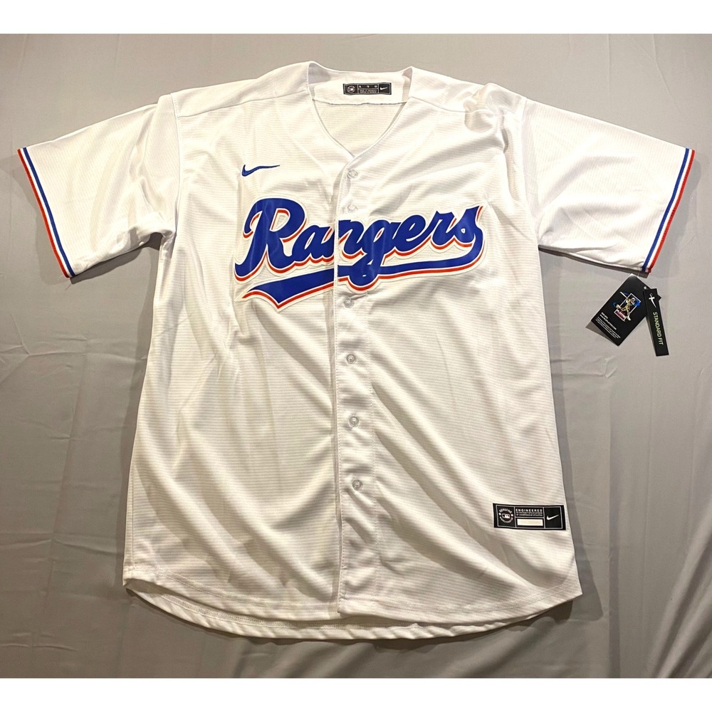 Nike Texas Rangers Mens Size XL NWT Jersey White